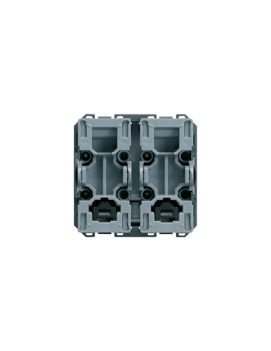 Poussoir Porte-étiquette Hager WS031 Blanc - Pour Tableau électrique SYSTO (1 Module)
