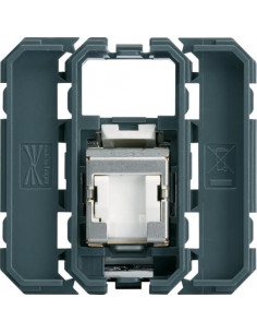 Prise RJ45 gallery cat.6A STP HAGER WXF228