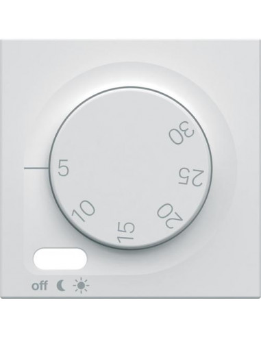 Enjoliveur thermostat gallery pure HAGER WXD315B
