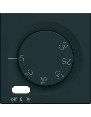 Enjoliveur thermostat gallery night HAGER WXD315N