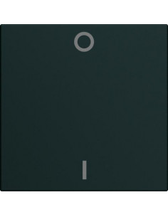 Enjoliveur interrupteur gallery marquage 0-1 2 modules night HAGER WXD004N