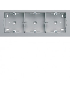 Boite saillie triple gallery titane HAGER WXA683T