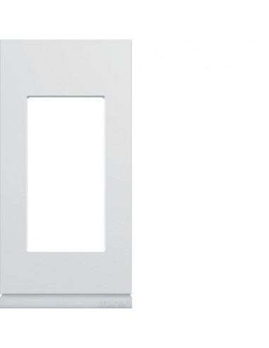 Plaque gallery plastique injecté 1 module pure HAGER WXP0001
