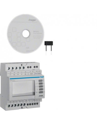 Centrale de mesure modulaire communicante HAGER SM101C