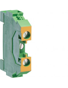 Borne de terre 10mm² connexion à vis HAGER KXA10E 2