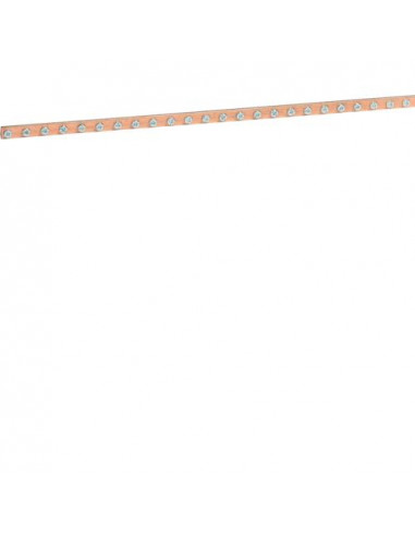 Barre Cu 12X5 taraudée M5 longueur 1000 mm HAGER KS72C