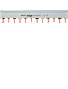 Barre de pontage 3P+N 80A languette 16mm² 57M HAGER KB480B