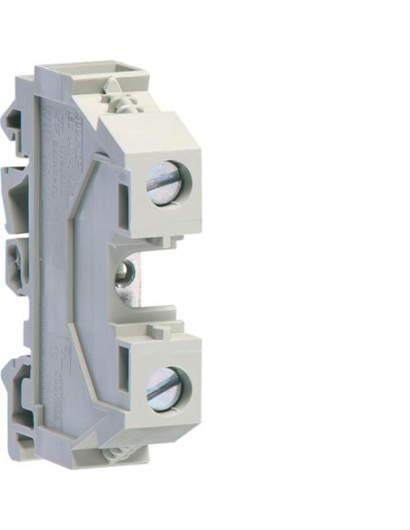 Borne de passage-phase. 16mm². 400V/76A. connection à vis HAGER KXA16L