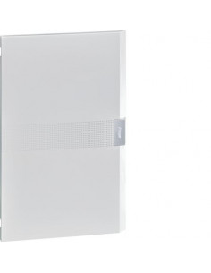 Porte opaque pour coffret vega largeur 18 modules hauteur 3 rangées HAGER VZ318P