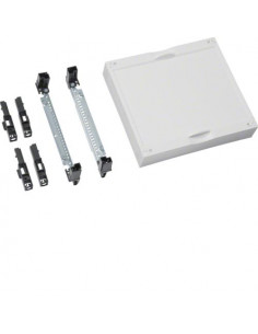 Jeu 2 plastrons pleins d'extrémité univers 1 travée h 225 mm l 250mm HAGER UD11F4