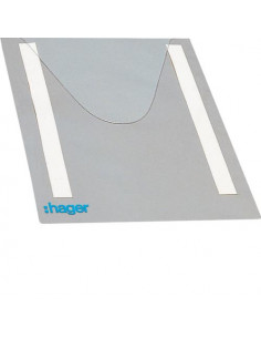 Porte schéma souple A4 pour armoires vega D HAGER FZ794