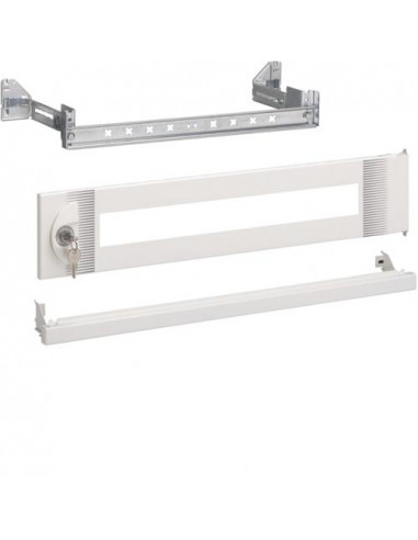 Kit d'équipement avec porte et serrure quadro4 p 56mm h 150mm l 620mm HAGER FC350