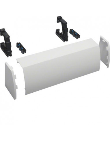 Goulotte de jonction horizontale quadro 2 travées IP44 univers l550mm HAGER FZ442N