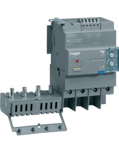 Bloc différentiel électronique x160 4 Pôles 160A Idn réglable et déclenchement tempo fixe HAGER HBA161H 2