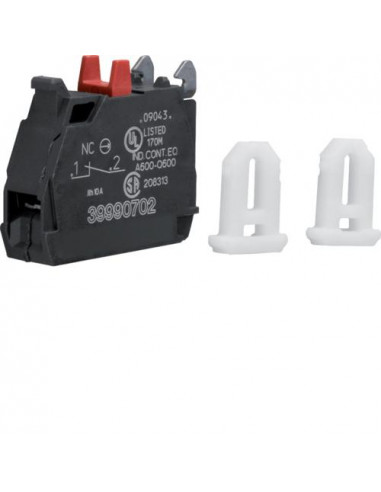 Contact auxiliaire interrupteur fusible 1x NC HAGER HZF302