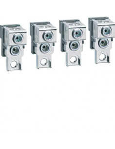 Cage de raccordement P250 Cu/Al 4P 2x 35-120mm² HAGER HYT008H 2
