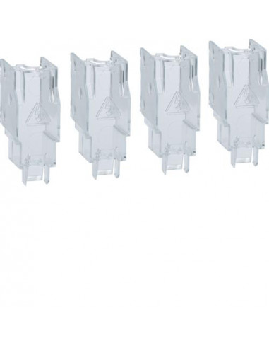 Capot cache borne 4P interrupteur fusible 100 à 160A HAGER HZF203