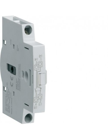 Contact auxiliaire 1NO+1NC pour interrupteur 20A-160A HAGER HZC311
