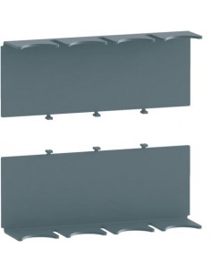 Isolation arrière pour Capot cache-bornes rallonge de plage P250 4P HAGER HYT051H