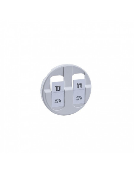 ENJOLIVEUR BLANC PRISE RJ45 DOUBLE CELIANE LEGRAND 068252