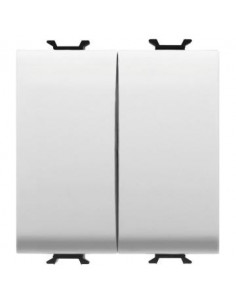 DOUBLE V-ET-V 2M 1P 16AX C.RAPIDE BLANC GEWISS GW10078F