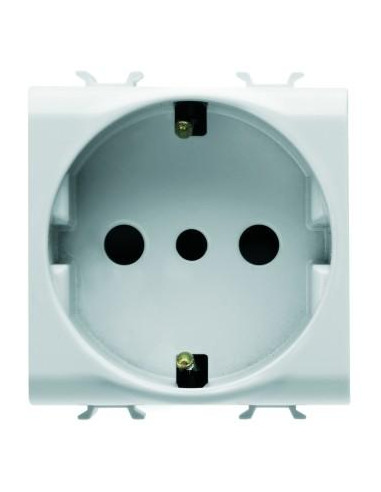 PRISE 2M 2P+T 16A P30 STD I/D BLANC GEWISS GW10205