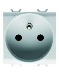 PRISE 2M 2 P+T 16A STD FR BLANC GEWISS GW10247