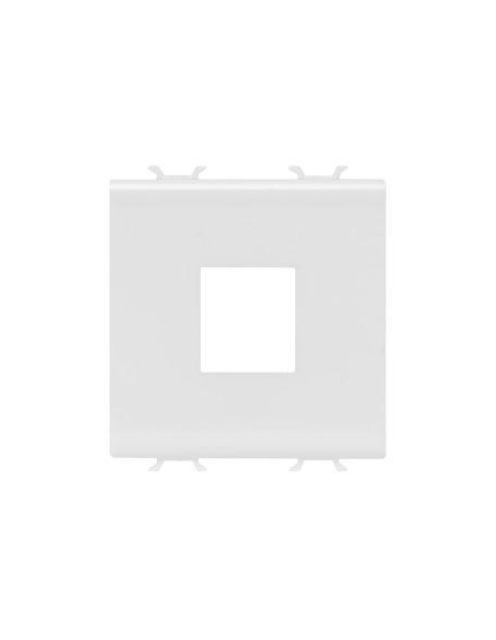 SUPPORT CONNECTEUR RJ45 2M BLANC GEWISS GW10433