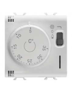 THERMOSTAT 2M 230VCA-50/60Hz BLANC GEWISS GW10705