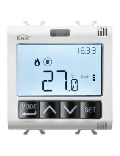 TERMOSTATO T+H KNX INCASSO BIANCO GEWISS GW10795H