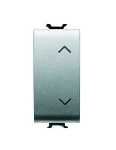 COMMUTATEUR 1M 1P 10AX HAUT-BAS TITANE GEWISS GW14121