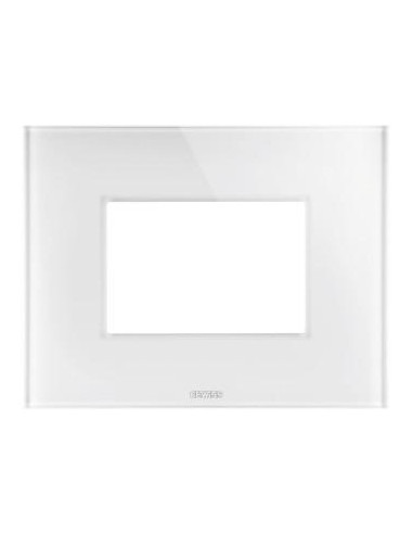 PLAQUE ICE 3P BLANC GEWISS GW16903CB
