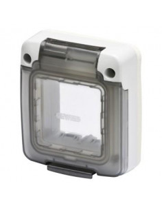 PLASTRON ETANCHE 2 POSTES SYSTEM - IP65 GEWISS GW27403