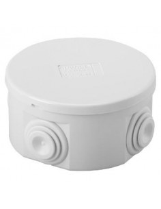 Boîte IP44 Diam.80mm Hauteur 40mm Avec passes fils GEWISS GW44002 2