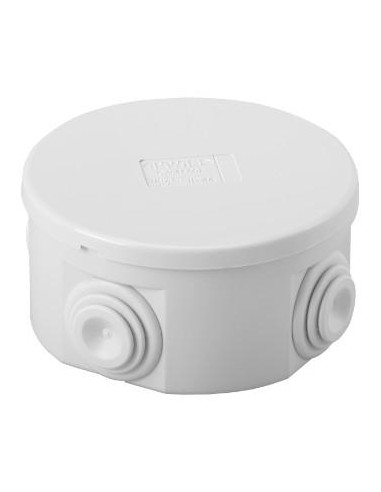 Boîte IP44 Diam.80mm Hauteur 40mm Avec passes fils GEWISS GW44002