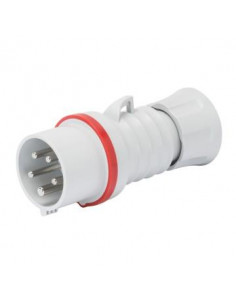 FICHE MOB.INV. IP44 3P+N+T 16A 400V 6H GEWISS GW60009WH