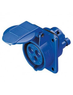 SOCLE DE PRISE 10°.PR.2P+T 16A 230V 6H GEWISS GW62204