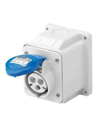 SOCLE DE PR.10°PR.SAI.2P+T 16A 230V 6H GEWISS GW62404