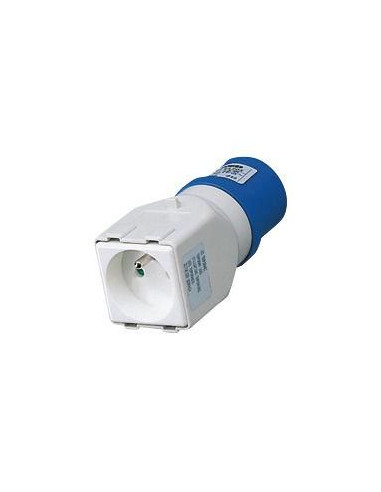 ADAPTATEUR IC 2P+T 16A 230V 2X2P+T FRANC. GEWISS GW64203