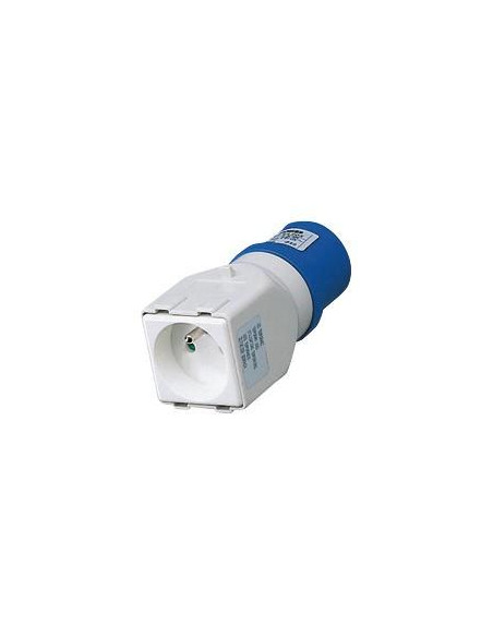 ADAPTATEUR IC 2P+T 16A 230V 2X2P+T FRANC. GEWISS GW64203