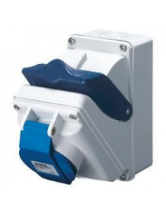 COMBIBLOC AVEC FOND IP44 2P+T 32A 230V 6H GEWISS GW66415