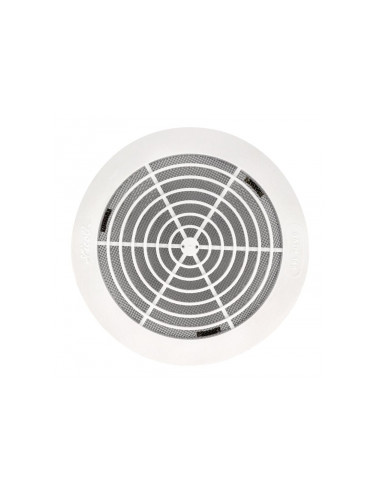 Grille ronde intérieure avec moustiquaire PVC diamètre 160mm NICOLL GATM160