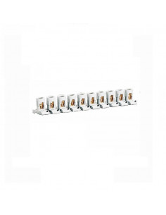 Barrette de 10 bornes séparables avec capacité par borne 2x25mm² et pas 21,5mm LEGRAND 034003 2