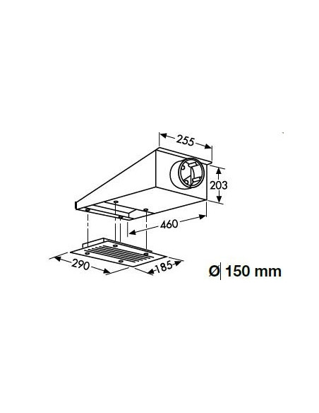 Prise d'air neuf sous toiture, raccordement D 150 mm S&P (UNELVENT) 897683