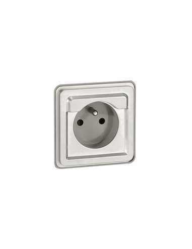 Prise de courant 2P+T à puits français sans volet 16A 250V Soliroc IK10 IP20 LEGRAND 077832