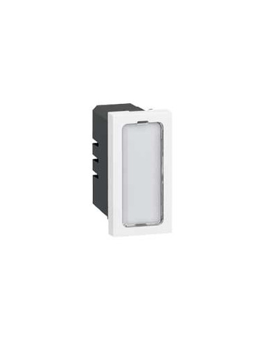 Voyant antimicrobien simple 230V 1W Mosaic 1 module avec 4 étiquettes de couleur LEGRAND 078501