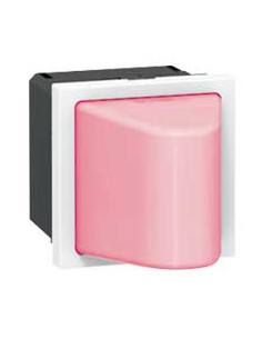 Hublot Mosaic 2 modules 230V pour 0,2W ou 1W rouge LEGRAND 078570 2