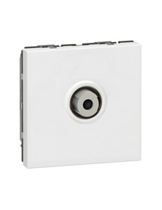 Prise télévision typeF Mosaic 2 modules blanc LEGRAND 078780 2