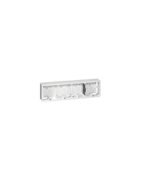 Cadre saillie profondeur 40mm Mosaic pour 10 ou 4x2 modules horizontal LEGRAND 080284