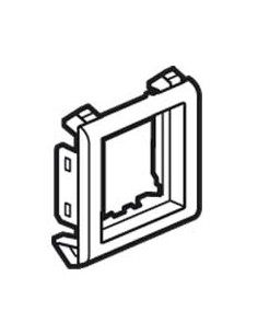Support de plaque étroit pour paroi mince Batibox 2 modules blanc LEGRAND 080291 2